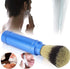 POCREATION Portable Beard Brush for Men - Travel Facial Shaving Brush, Aluminum Grooming Tool