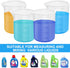 4pcs Laundry Detergent Measuring Cup, Washable Detergent Cup for Liquid Detergent, Silicone Laundry Cup, No More Mess