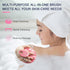 Silicone Body Scrubber, Gentle Exfoliating Shower Bath Wash Brush for Sensitive Skin, Easy to Clean, 1 Pack, Pink