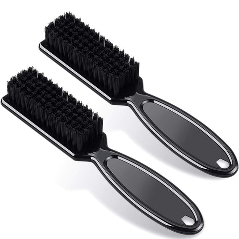 Patelai 2 Pcs Black Barber Blade Cleaning Brush for Clipper Cleaning, Nail Cleaner Styling Brush for Trimmer Manicure