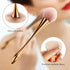 2 Pieces Large Kabuki Makeup Brushes, Soft Fluffy Foundation and Blush Brush for Loose Powder, Rose Gold