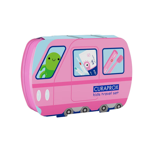 Curaprox Travel Set kids pink