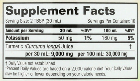 Dynamic Health Turmeric Gold, 100% Juice, No Additives, Vegan, Gluten Free, Non-GMO, 16 oz