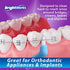 BrightWorks Manual End Tuft Brush, Pack of 3, Cleans Difficult Areas Around Crowns, Bridges, and Implants
