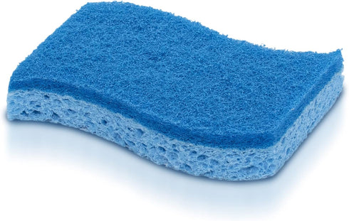 Pine-Sol Non Scratch Scrub Sponges, Double Sided Dish Scrubber, 2 Pack Kitchen Essentials for Cleaning