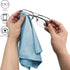 12 Pack Microfiber Glass Cleaning Cloth, 12 Inch X 16 Inch, Lint Free for Quickly Cleaning Windows, Mirrors, Glasses