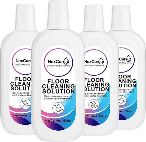 JXXAMZ33 Tineco Cleaning Solution Compatible 4 Pack (500ml Each, 2L Total) Tineco Floor