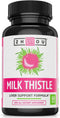 Zhou Milk Thistle Standardized Silymarin Extract for Liver Support, 60 Tablets