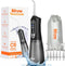 Bitvae C6 Water Flossers for Teeth, Cordless Dental Flosser with 6 Jet Tips, 3 Modes, IPX7 Waterproof, Black