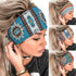 Olbye Boho Headbands - Women Wide Turban Elastic Nonslip Hair Scarfs for Workout and Yoga
