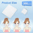 Maxcheck 300 Pcs 2x2 Disposable Esthetic Wipes, 4 Ply 4x4 Unfolded Facial Squares for Spa Facial Makeup