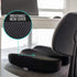 Tailbone DMI Memory Foam Seat Support Cushion | Coccyx, Sciatica, & Pain Relief | Multi-Use Ergonomic Seat Cushion