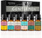 Gentlemen Fragrance Essential Oil Set - Sandalwood, Forest Pine, Bay Rum, Ocean