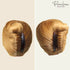 Parcelona French Basic 7 Teeth Tortoise Shell Matte Large 4” Celluloid Set of 2 Side Hair Combs for Women and Girls