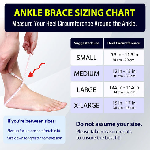 Ankle Compression Sleeve with Strap for Women, Men, Plantar Fasciitis Relief, Achilles Tendonitis, Black M