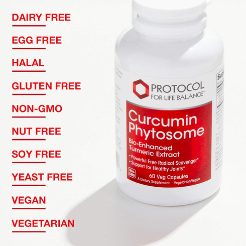 Protocol Curcumin PC with Phosphatidylcholine for Absorption, Joint Mobility, Flexibility & Immune Support - 60 Veg