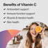 PureFormulas Supreme C with Bioflavonoids - 100 Tablets | 1000 mg Vitamin C & Immune Support