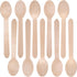 LotFancy Disposable Wooden Spoons, 250Pcs 6.25 inch Biodegradable Eco-friendly Birchwood Cutlery