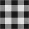 Iconikal 75-Count Black Gingham Disposable Paper Party Napkins - White Buffalo Plaid, Dinner Size