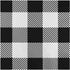 Iconikal 75-Count Black Gingham Disposable Paper Party Napkins - White Buffalo Plaid, Dinner Size
