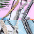 Teenitor 5pcs Rhinestone Beaded Headbands, No Slip Jeweled Hair Wraps for Women and Girls