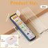 Wopanxye 7 7 Weekly Pill Organizer, Days Portable Travel Pill Box, Compartment Medicine Planner Dispenser, Every Day
