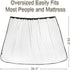Large Cotton Wearable Incontinence Bed Pads Washable - Adult Diaper Skirt for Highly Absorbency - Washable Bed Mats