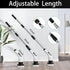 IPX7 8 Cordless Electric Spin Scrubber - Waterproof, LCD Display, Brush Heads, Adjustable Extension Handle, for Shower