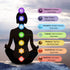 Top Plaza Bead Chakra Bracelet - 7 Chakras Healing Crystals Yoga Stone Beads for Meditation & Relaxation for Men & Women