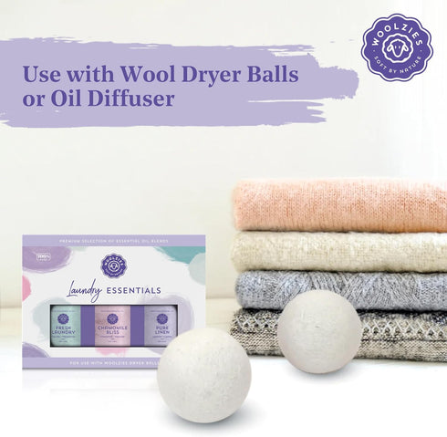 Set: 10 ML Laundry Essentials Essential Oil Use with Wool Dryer Balls or Oil Diffuser Elevate Your Laundry