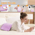 Purple,24x12 Inch Deepsoon Heating Pad,Electric Heating Pads for Back,Neck,Moist Heating Pad for Abdomen Shoulder Knee
