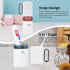 Toothbrush Travel Case, Holder and Rinse Cup with Handle, Multifunctional Toothbrush Cup, Large Capacity (Purple +