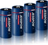 4 Pack 18500 Rechargeable Solar Batteries 3.2V, 1000mAh LiFePO4 for Outdoor Lights, Flashlight (Not AA)