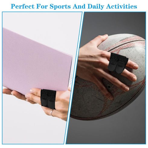 Wanmu 2Pcs Finger Splint Adjustable Finger Buddy Straps/Wraps Reusable Trigger Fingers Splints Compression Mallet