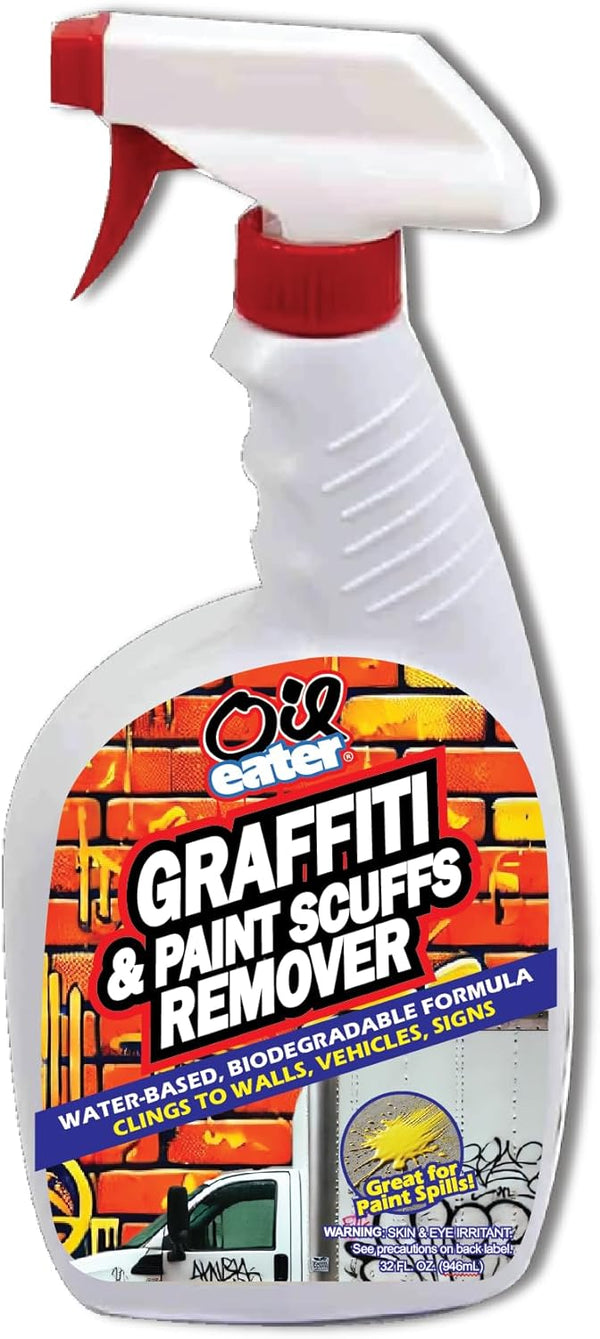 Pro Strength Cleaner for Graffiti, Paint Scuff, Overspray, Paint Spills, Permanent Markers