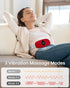 iDOO Wearable Heating Pad - FSA HSA Eligible, Period Cramps Relief with 3 Heat Levels & Massage Modes, Red