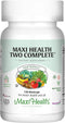 Maxi Health Two Complete Multivitamins and Minerals, Full Potency, 120 Capsules, Kosher