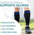 Calf Compression Sleeves for Men & Women, Footless Compression Socks for Runners, Shin Splints, Calf Pain Relief
