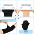 4 Pairs Slimming Arm Shaper and Thigh Slimmers Set - Elastic Compression Arm Shapers and Thigh Wraps for Women