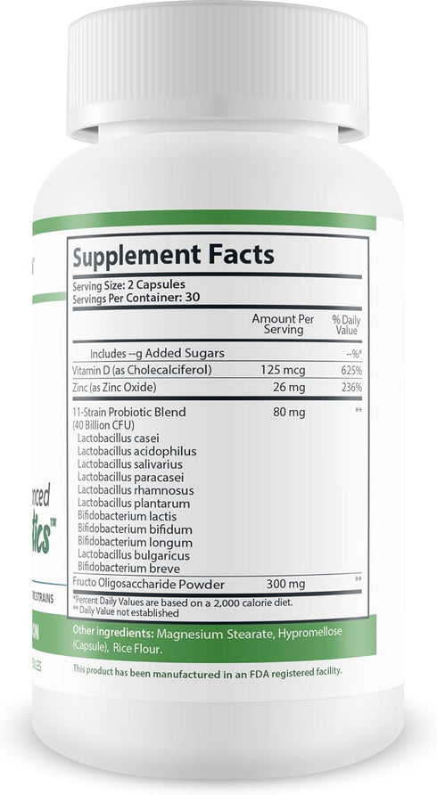 Advanced Oral Probiotics - Attack Bad Breath with Good Bacteria to Help Maintain A Healthy Balanced Immune System - 40 Billion CFU Formula - Support Mouth, Thorat, Gut, and Overall Health