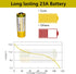 23A 12 Volt Battery A23, Long Lasting 12V Battery 5 Pack for Doorbells and Remote Control Units