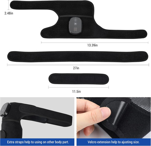 ERHIVORA Knee Massager with Heat and Vibration, Knee Heating Pad for Arthritis with Massage Function