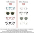 Setex Gecko Grip Ultra-Thin Anti Slip Eyeglass Nose Pads - 5 Clear Pairs, USA Made, 0.6mm x 7mm x 16mm