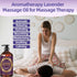 INALIER Massage Oil for Massage Therapy,Lavender Oil with Massage Roller Ball & Thumb Saver,SPA Relaxing Oi