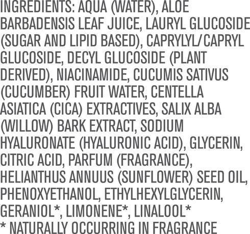 By Nature Foaming Cleanser with Hyaluronic Acid + Cica, Hydrating Face Cleanser for Bright Skin, 5 fl oz
