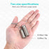100% Waterproof Titanium Pill Box Keychain - TSA Approved, Ultra Light and Compact with Extra Sealing Ring