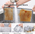 Usoyuso 12 Pcs Multipurpose Wire Dishwashing Rag, Non-Scratch Wire Dish Cleaning Cloths for Wet and Dry, Reusable Steel