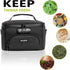 OZCHIN Large Storage Box with Combination Lock, Black Durable Travel Bag Organizer with Carbon Lining