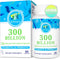 Probiotics for Women and Men, 300 Billion CFU, 24 Strains with 15 Organic Herbs for Digestive, Immune & Whole-Body