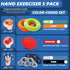 roygra Grip Strength Trainer (5 Pack) - Forearm Strengthener, Hand Strengthening Devices for Physical Therapy
